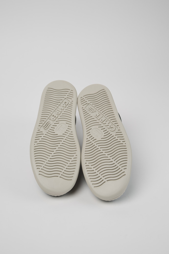 Runner Green Leather and Nubuck Sneakers for Men.