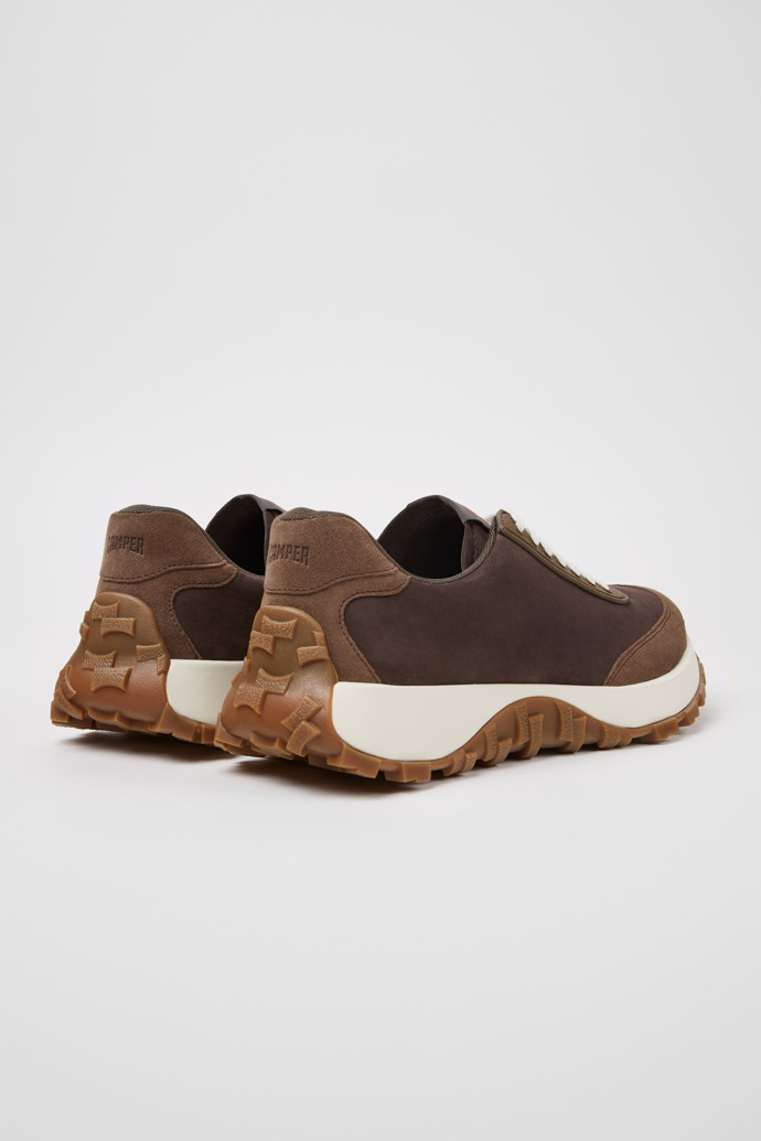 Drift Trail Brown Nubuck Sneakers for Men.