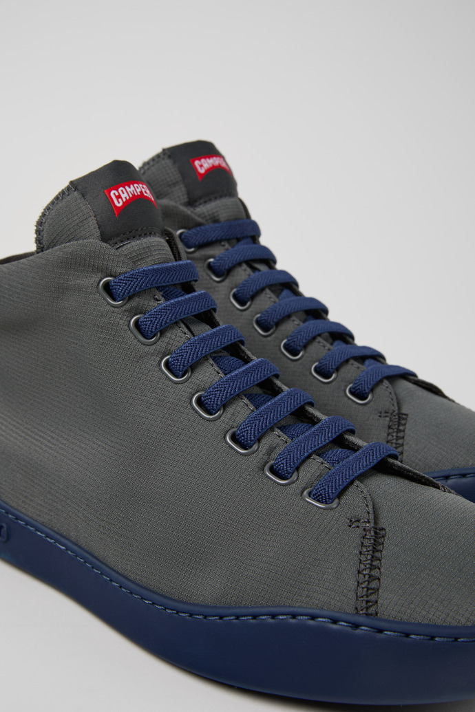 Peu Touring Gray Textile Sneaker Boots for Men.