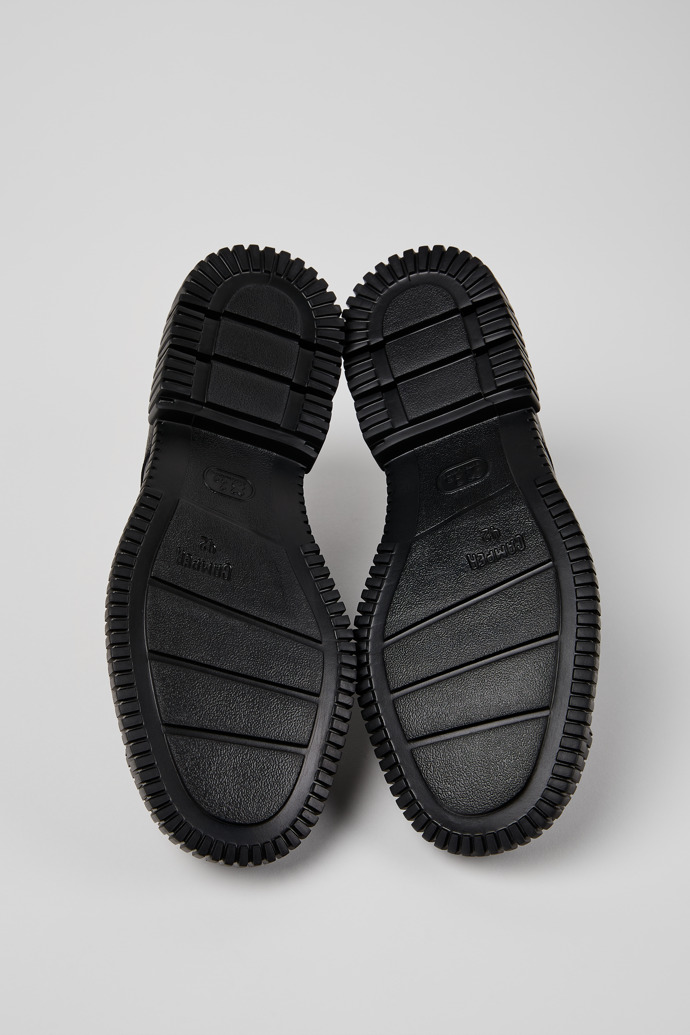 Pix Black Leather Shoes for Men.