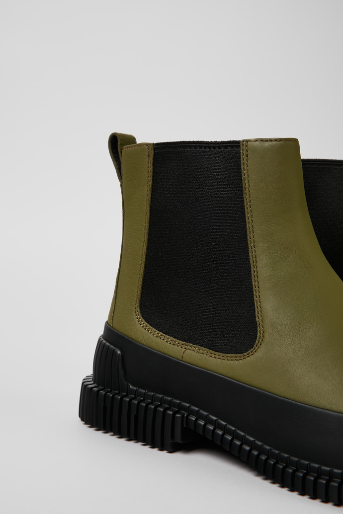 Pix Multicolored Leather Chelsea Bootie for Men