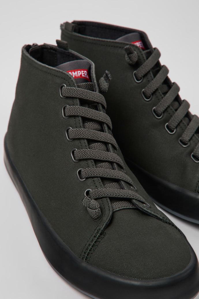 Andratx Gray Textile Sneaker Boots for Men.