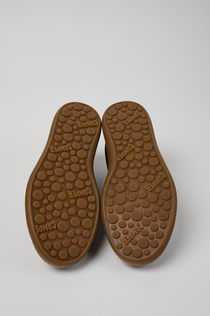 Pelotas Soller Brown Leather Sneakers for Men.