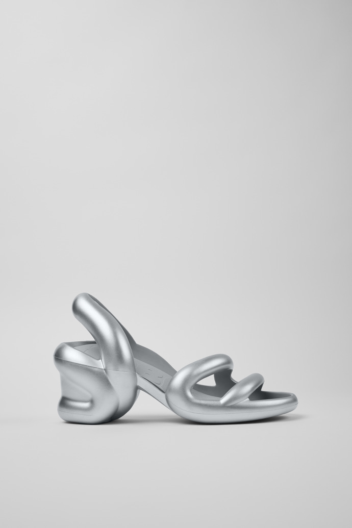 Kobarah Silver Sandals for Men.