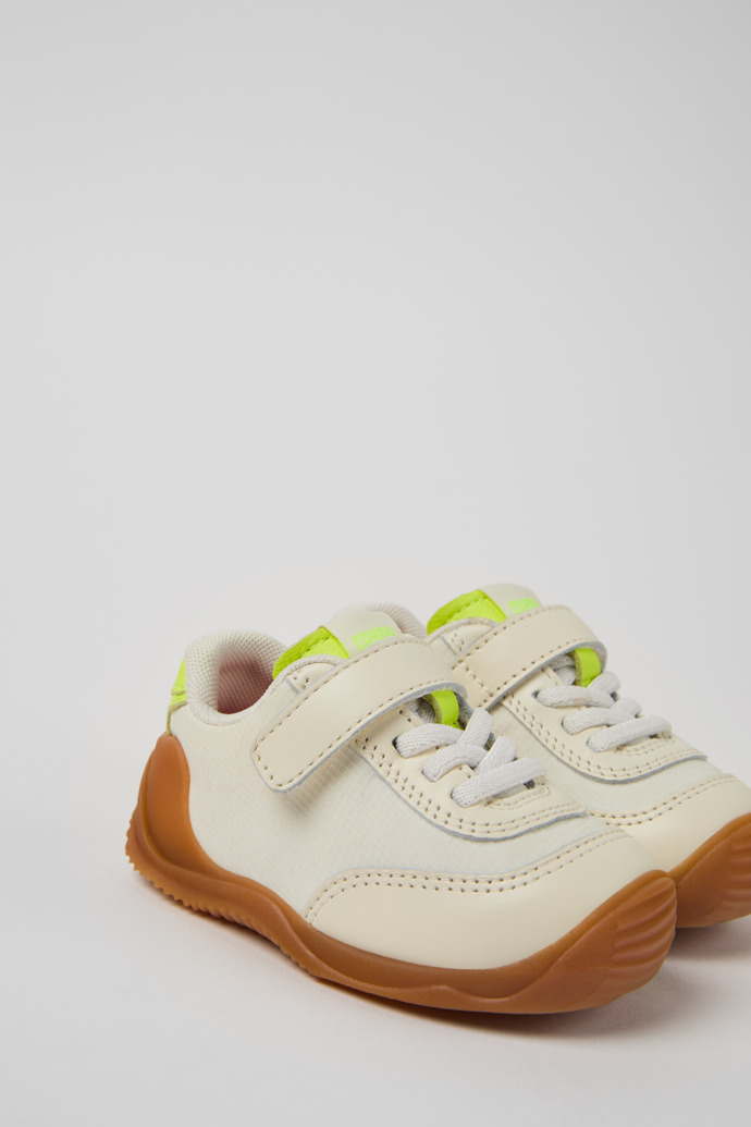 Dadda Multicolor Textile and Leather Sneakers for Kids.
