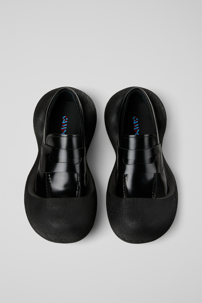 CAMPERLAB CARAMBA Black Leather Loafers