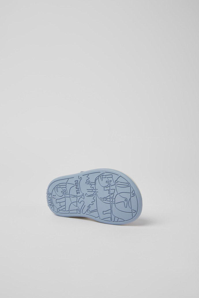 Bicho Blue nubuck sandals for kids