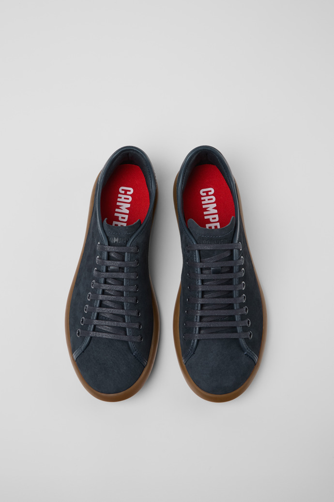 Pelotas Soller Blue Nubuck and Leather Men's Sneakers.