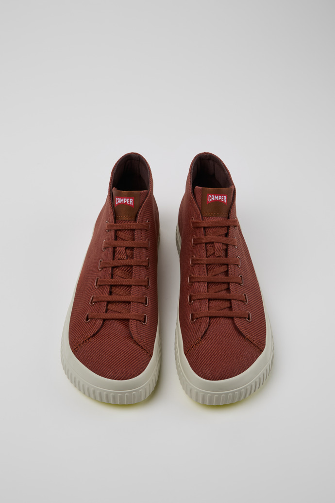 Peu Roda Red recycled cotton sneakers for men