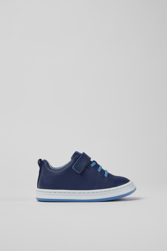 Runner Blue leather sneakers for kids