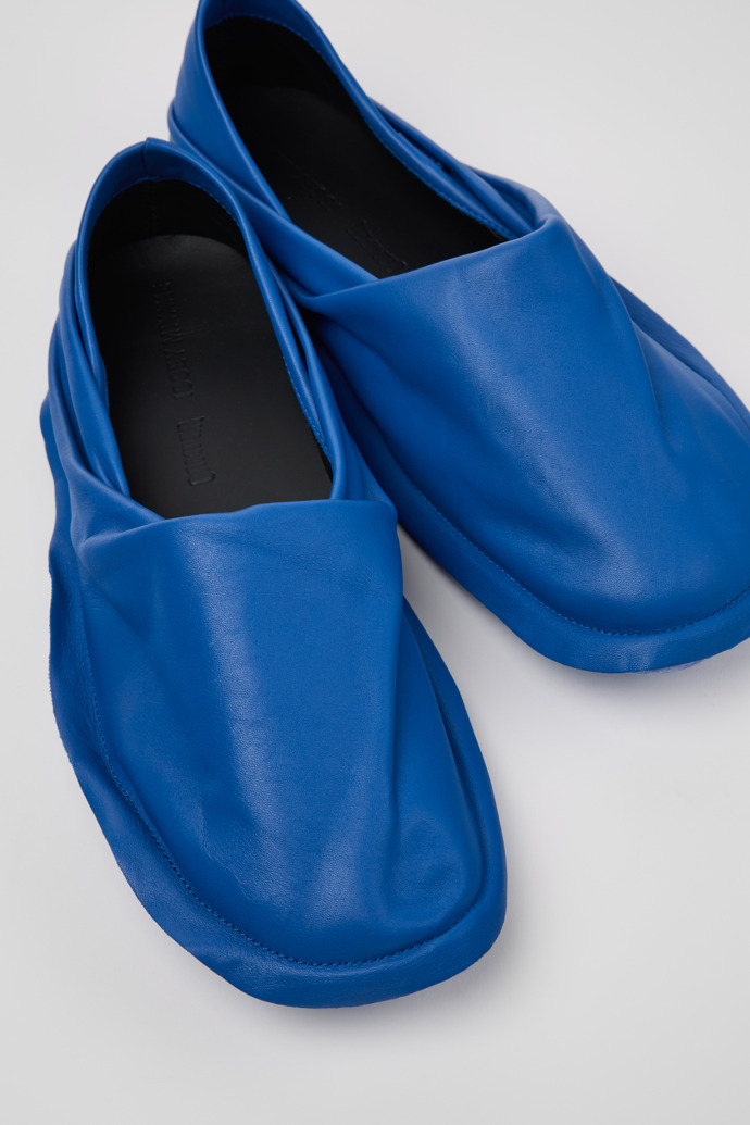 Camper x ISSEY MIYAKE - Peu Form Blue Leather Men's Shoes.
