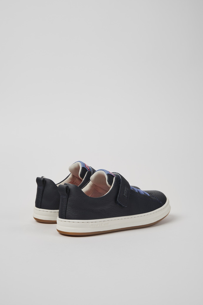 Runner Blue Leather Kids' Sneakers.