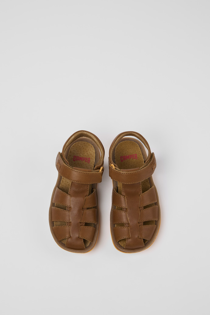 Bicho Brown Leather Sandal