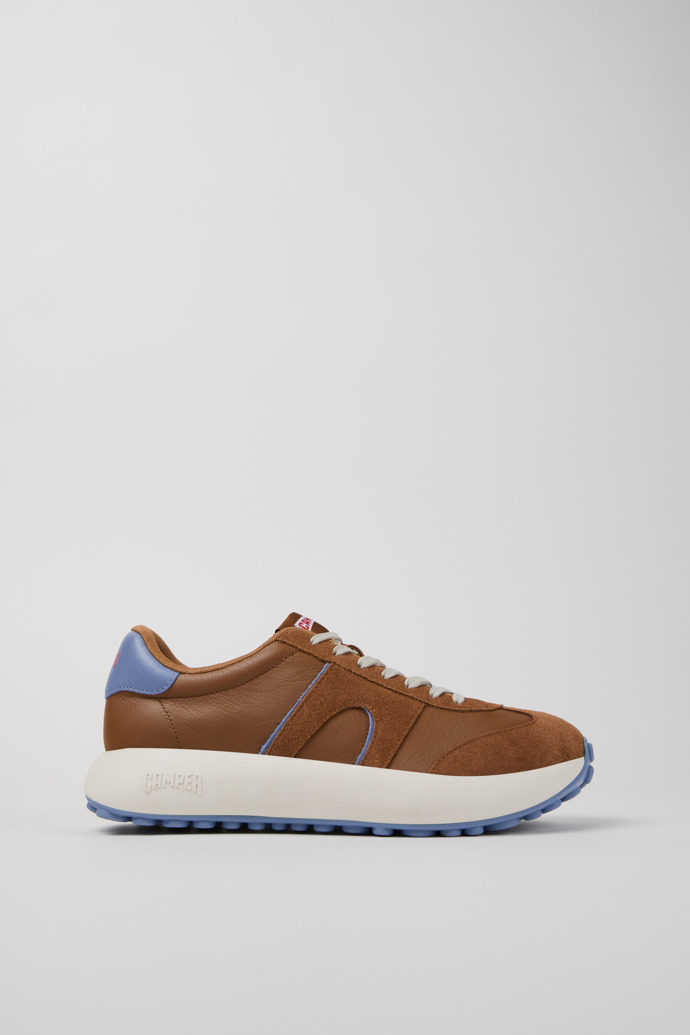 Pelotas Athens Multicolor Leather and Nubuck Sneakers for Men.