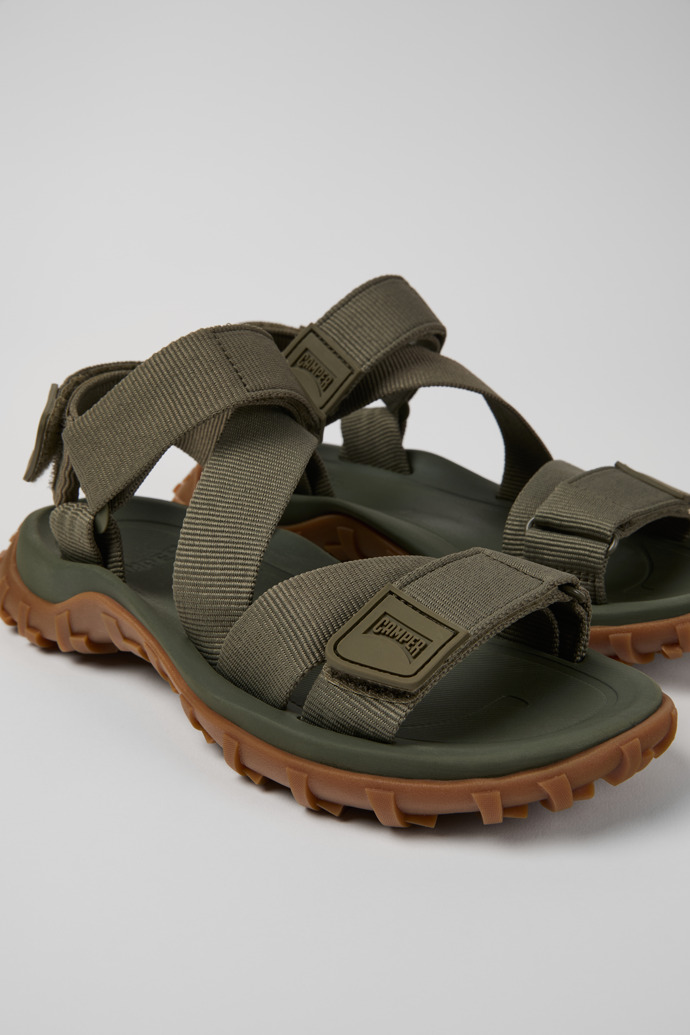 Drift Trail Sandal Green Recycled PET Sandals for Women.