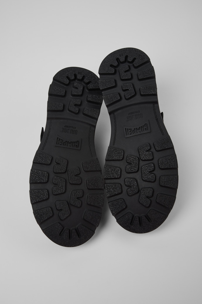 Brutus+ Black Leather Moccasins for Women.