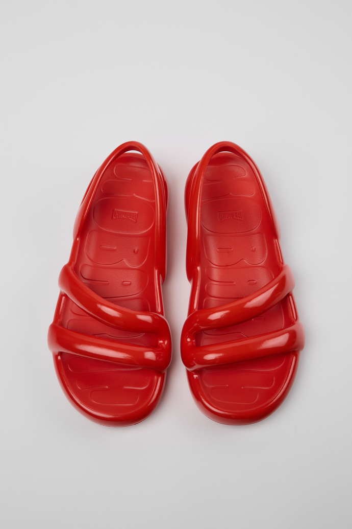Kobarah Flat Red Sandal.