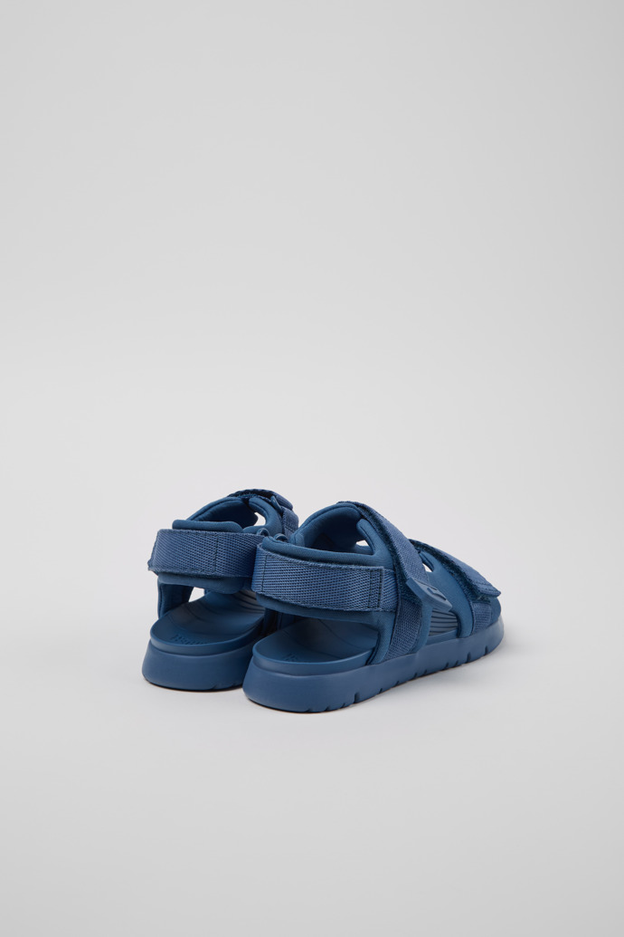 Oruga Blue Textile Sandals for Kids.