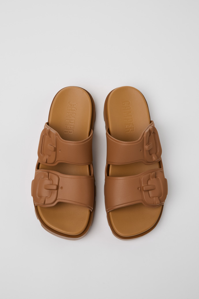 Brutus Sandal Brown Synthetic Sandals for Men.