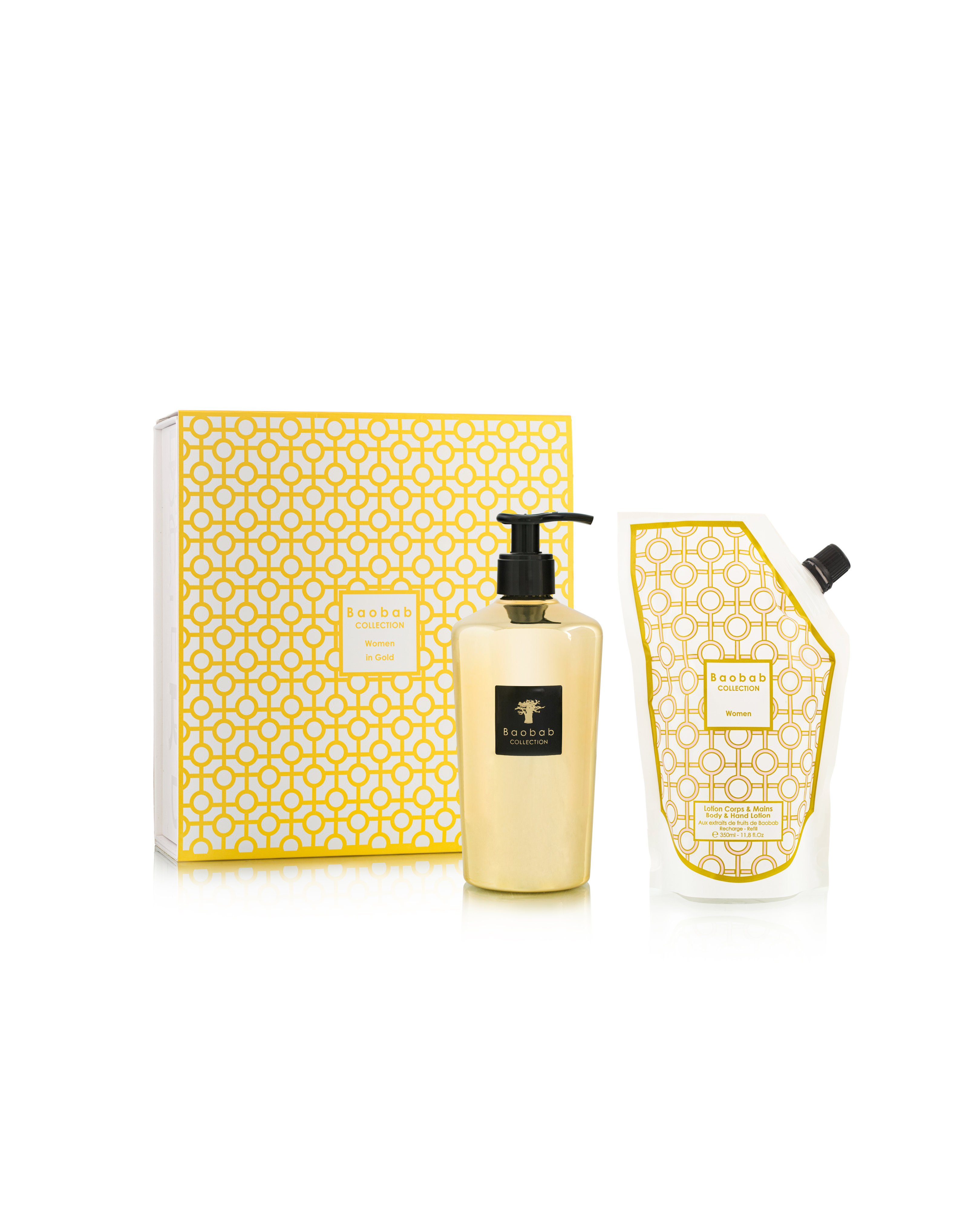 GIFT BOX HAND WASH GEL WOMEN IN GOLD