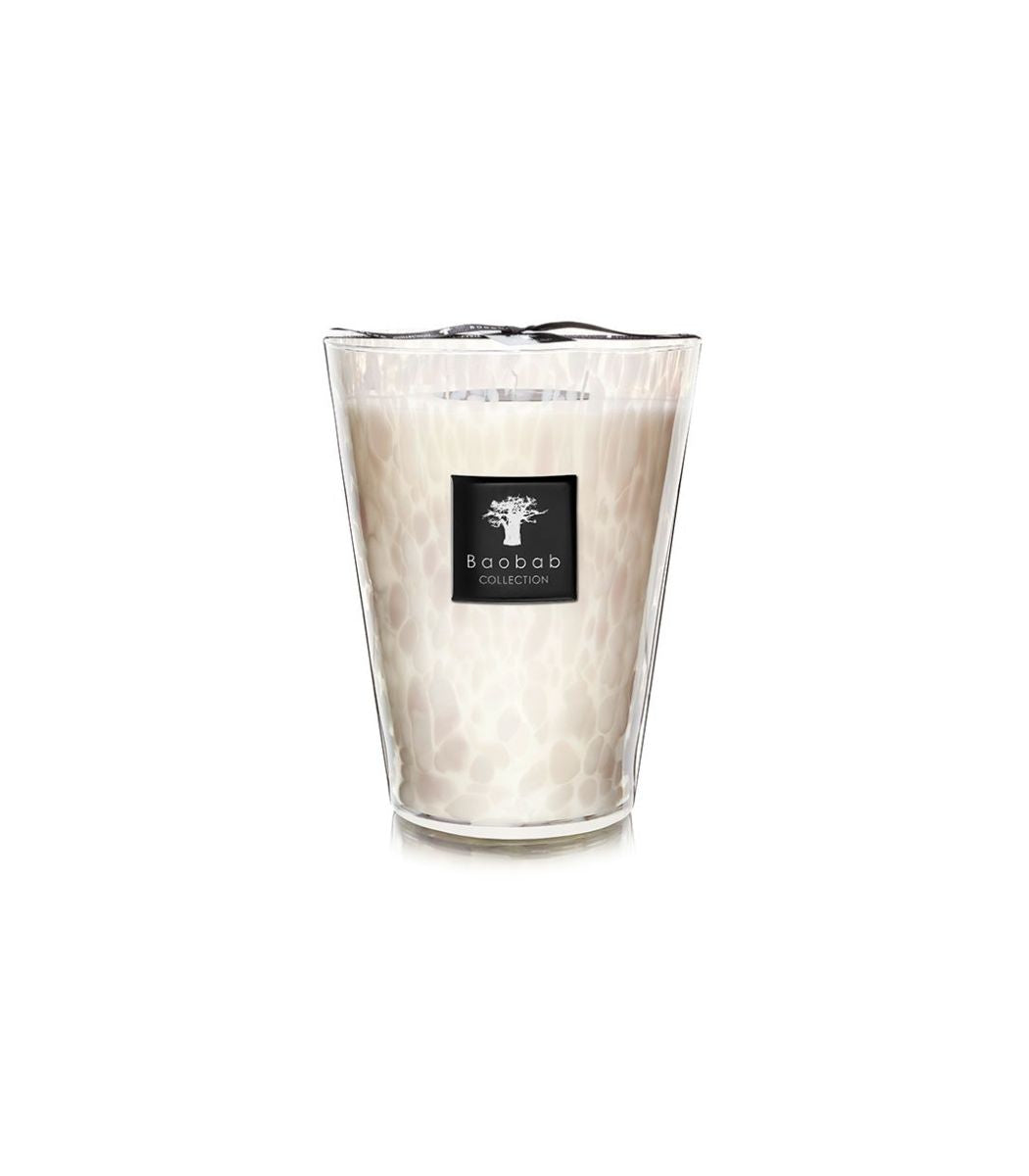 SCENTED CANDLE WHITE PEARLS