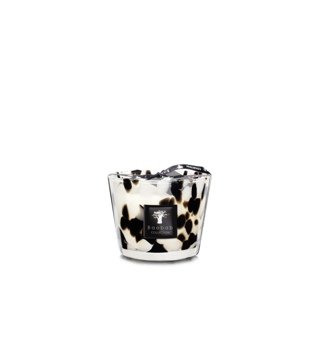 SCENTED CANDLE PEARLS BLACK