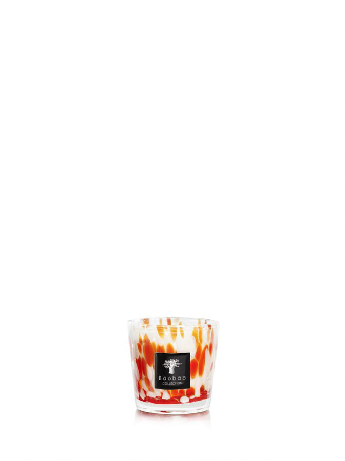 SCENTED CANDLE PEARLS CORAL