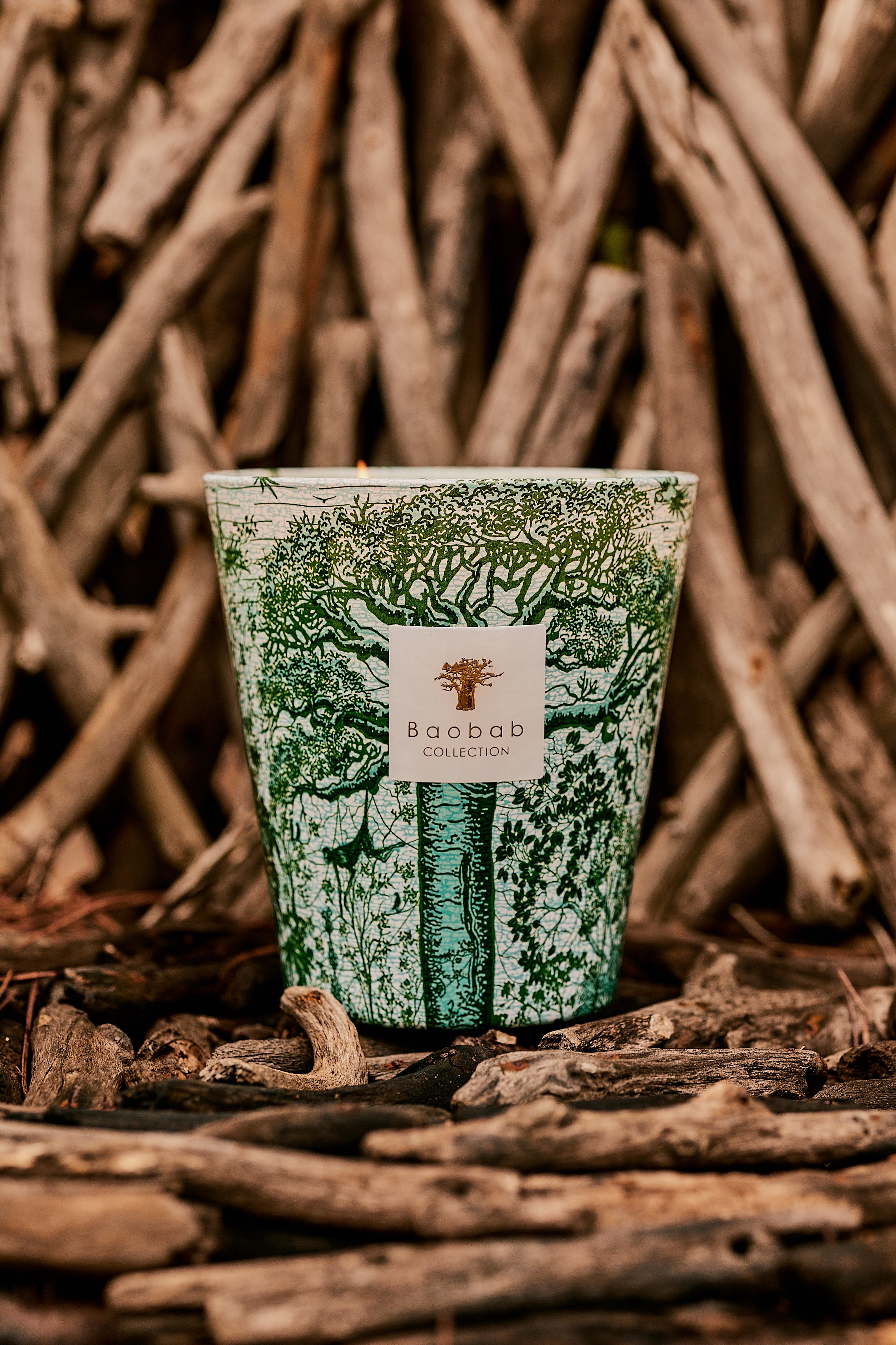 SCENTED CANDLE SACRED TREES KAMALO