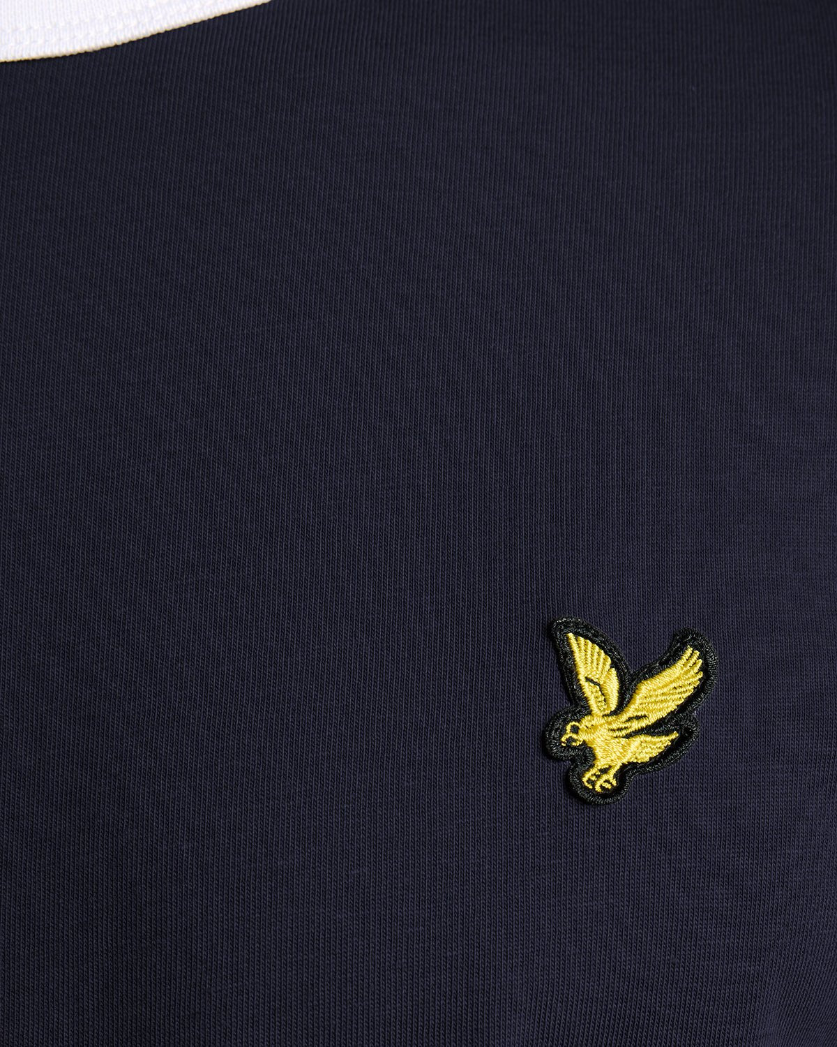 Ringer Cotton Crew Neck T-Shirt