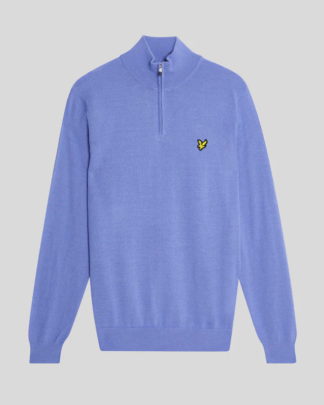 Golf 1/4 Zip Wool Blend Jumper