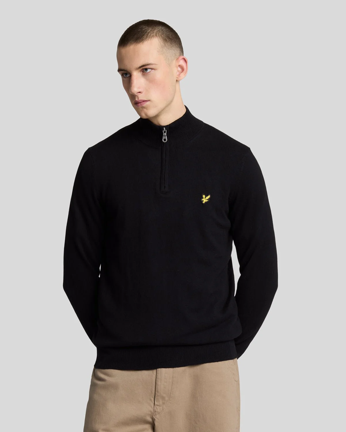 Cotton Merino 1/4 Zip Jumper