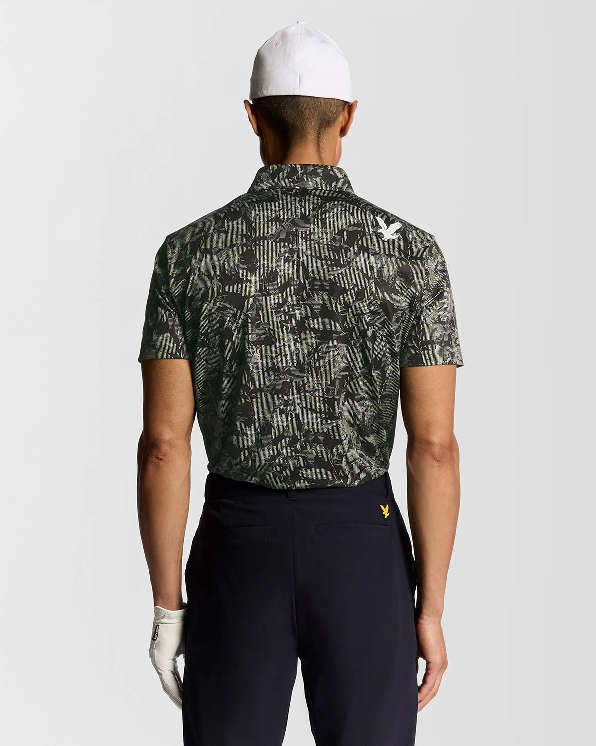 Golf Digital Floral Polo Shirt