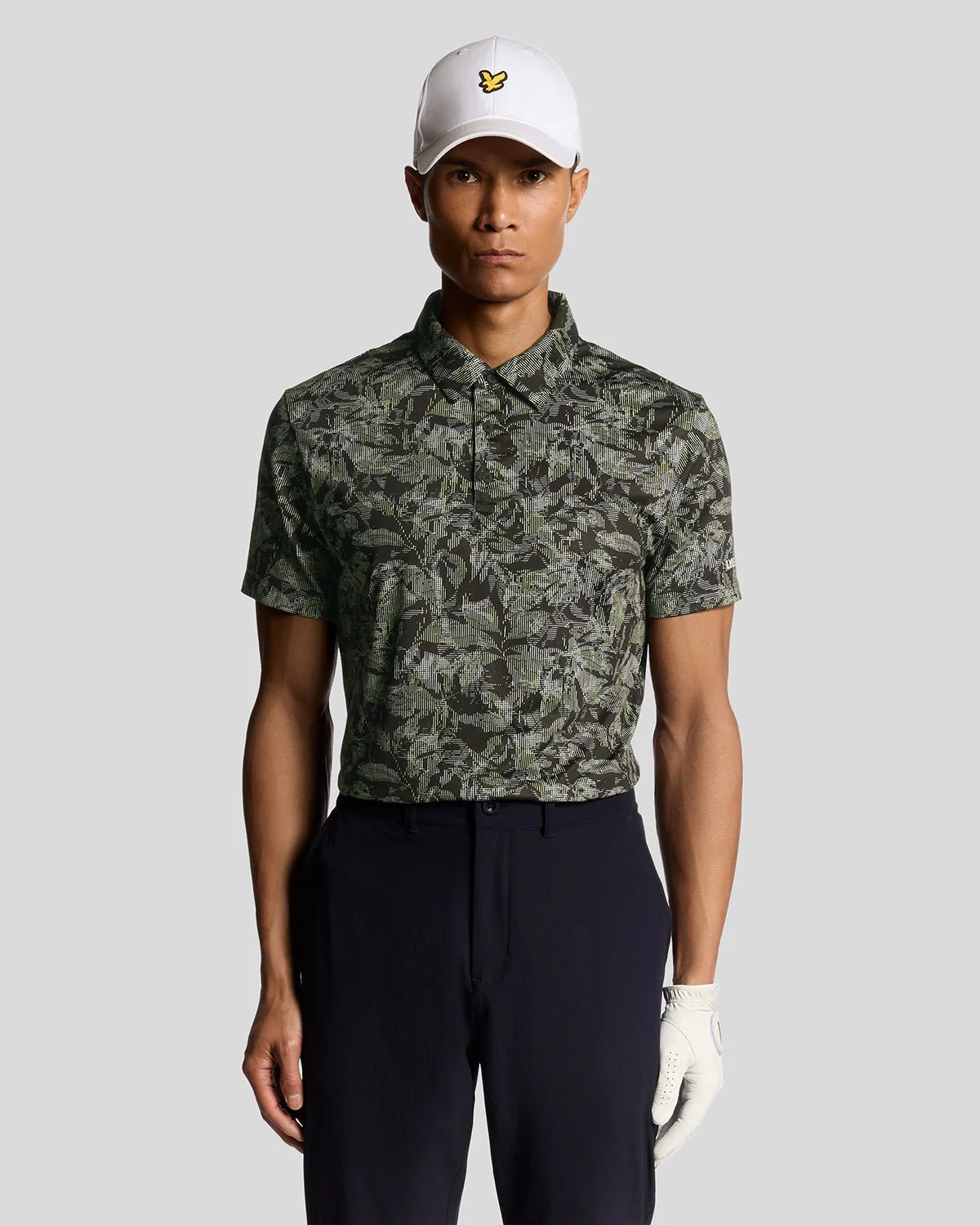 Golf Digital Floral Polo Shirt