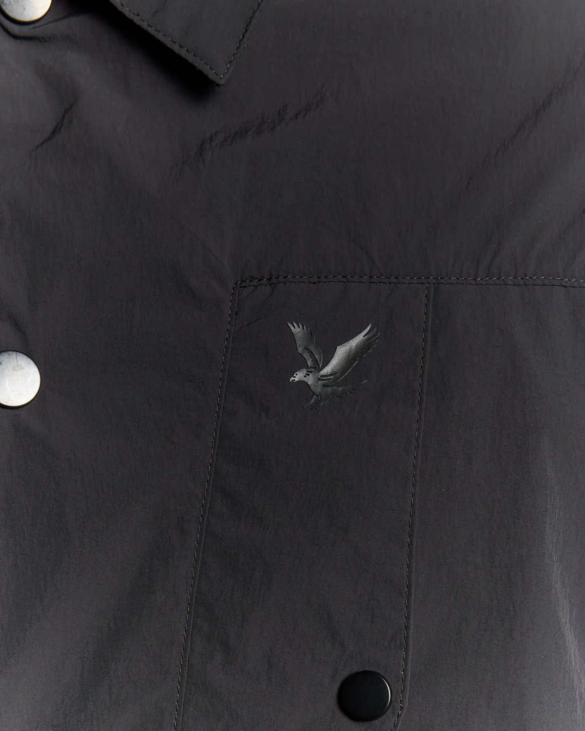 Crinkle Nylon Pocket Overshirt