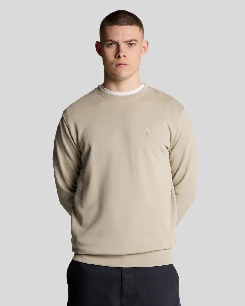 Superfine Cotton Crew Neck Sweatshirt