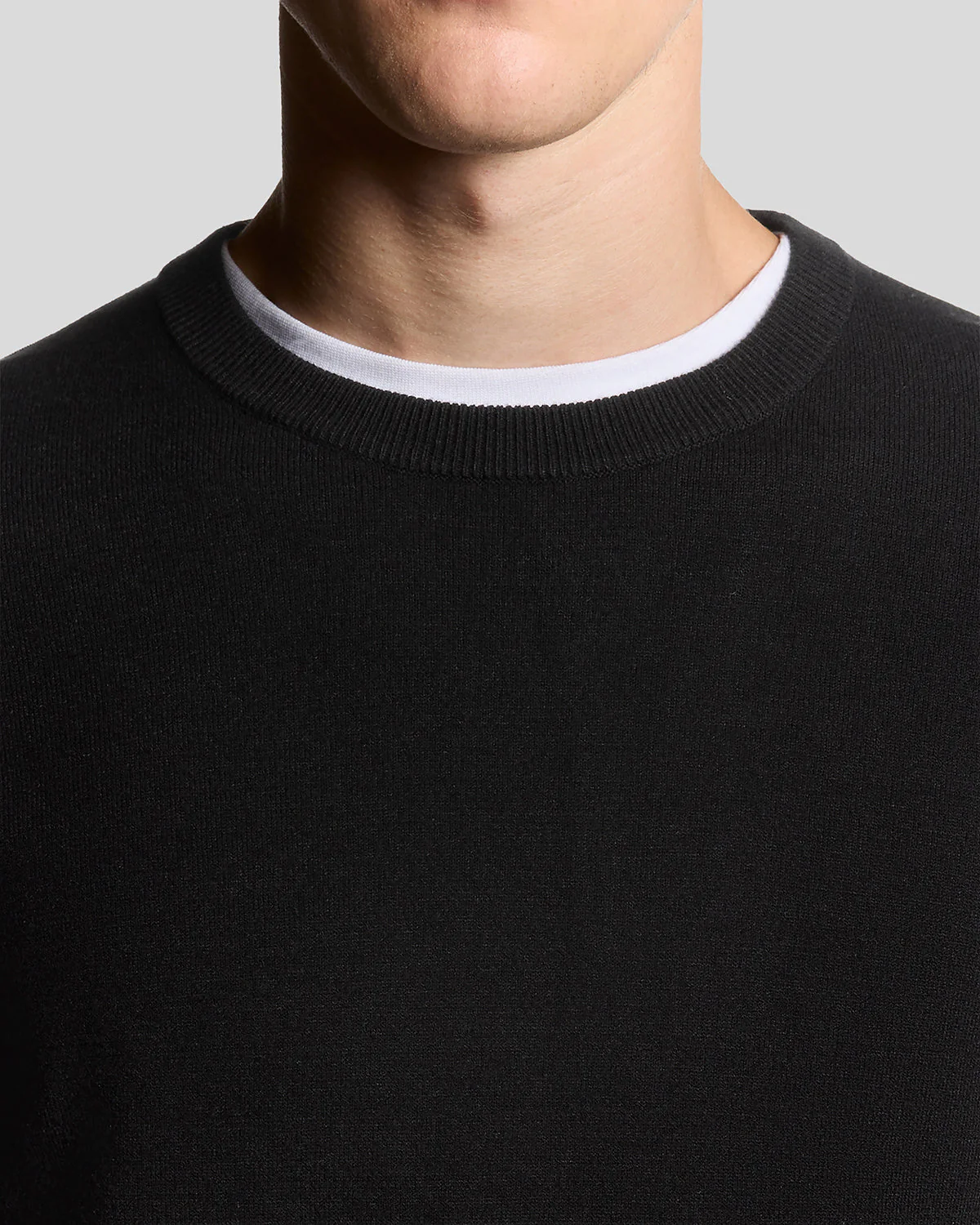 Mesh Logo Crew Neck Jumper