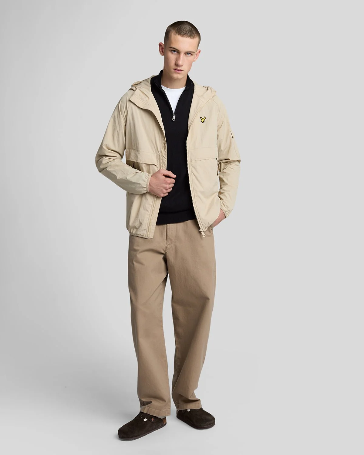 Cotton Merino 1/4 Zip Jumper