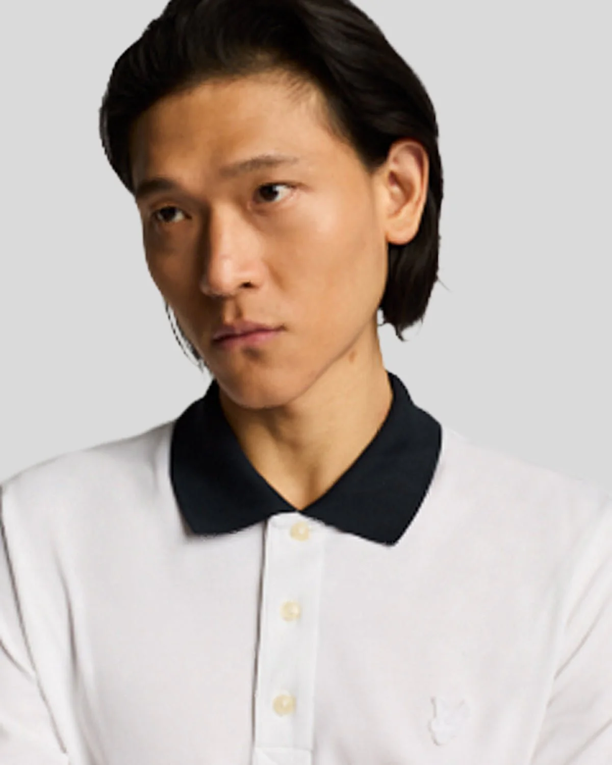 Superfine Cotton Contrast Polo Shirt