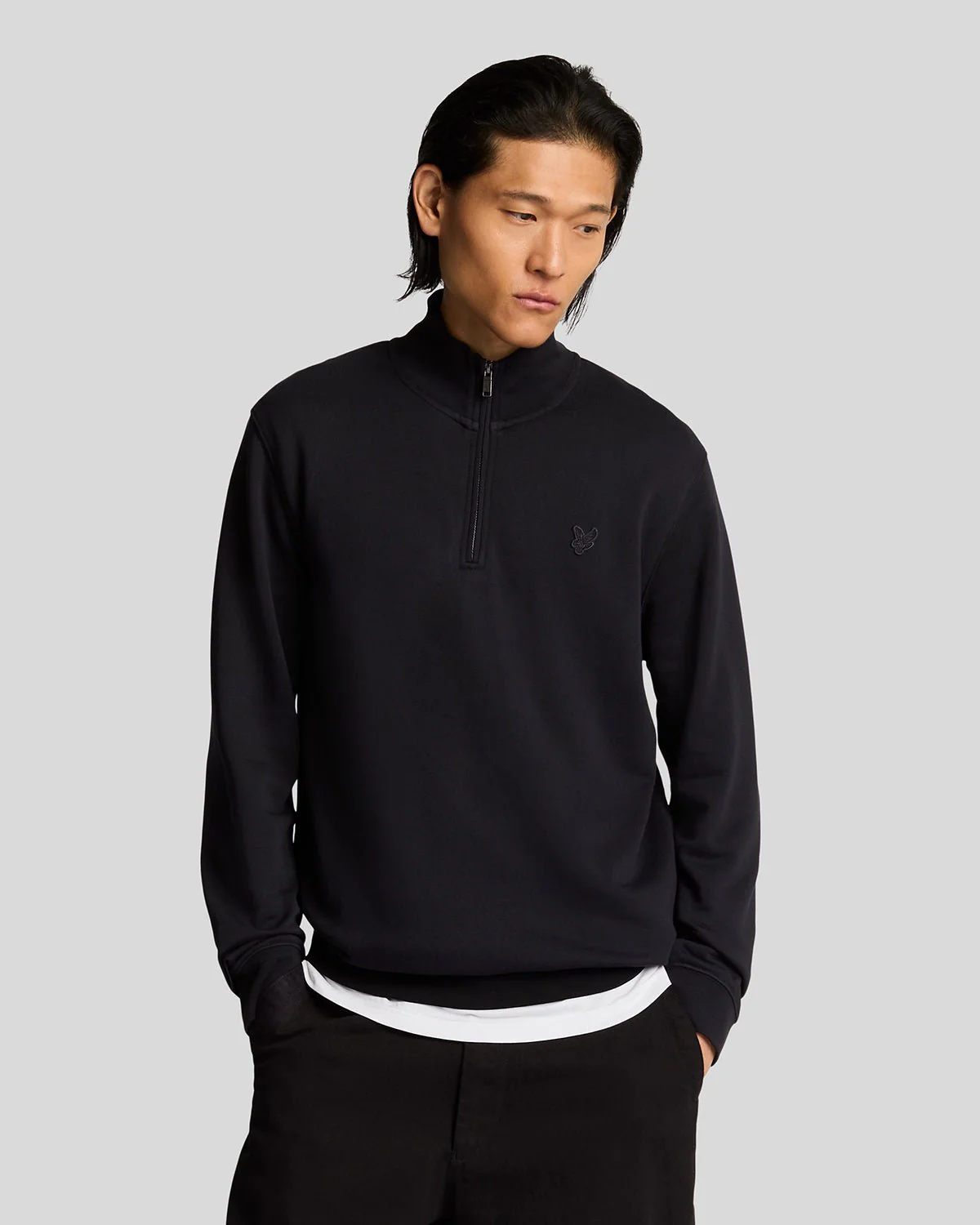 Superfine Cotton 1/4 Zip Sweatshirt
