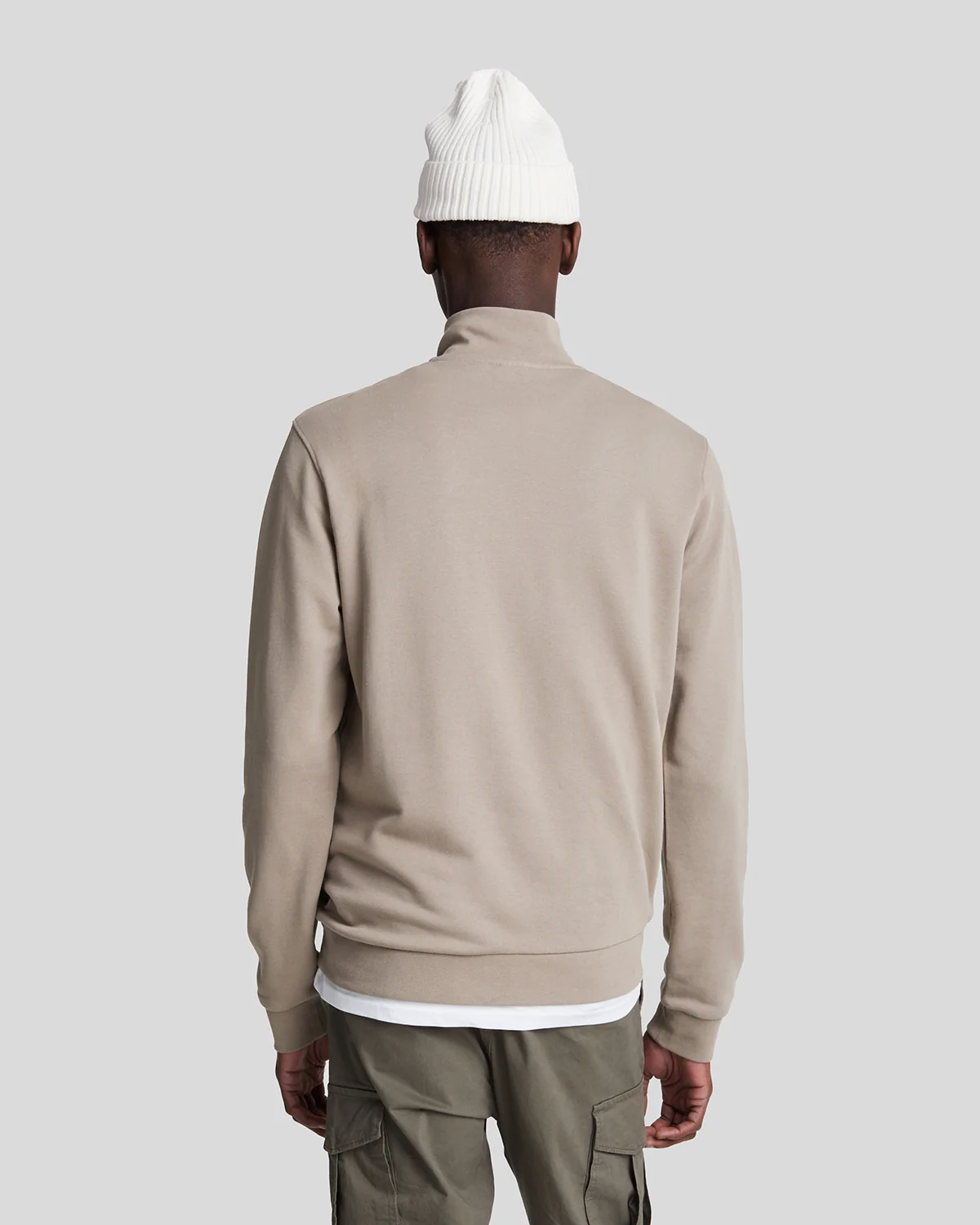 Cotton Merino 1/4 Zip Jumper
