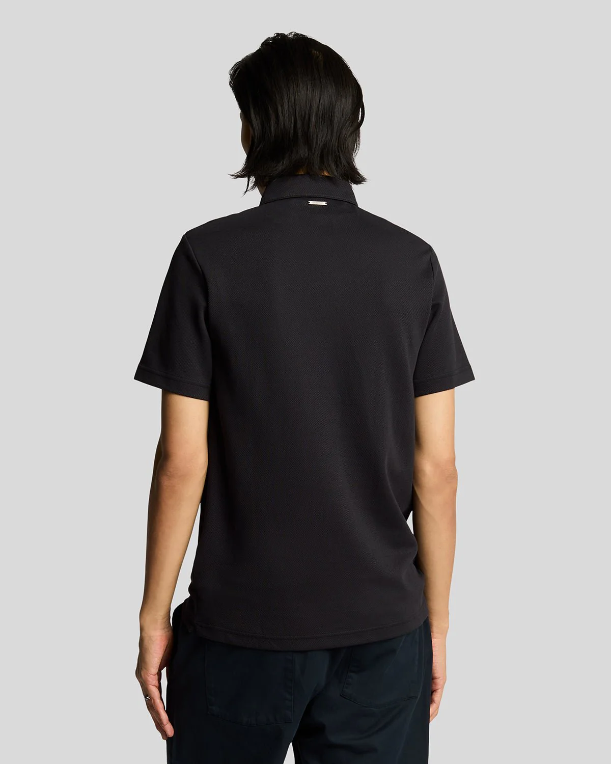 Twill Texture Polo Shirt
