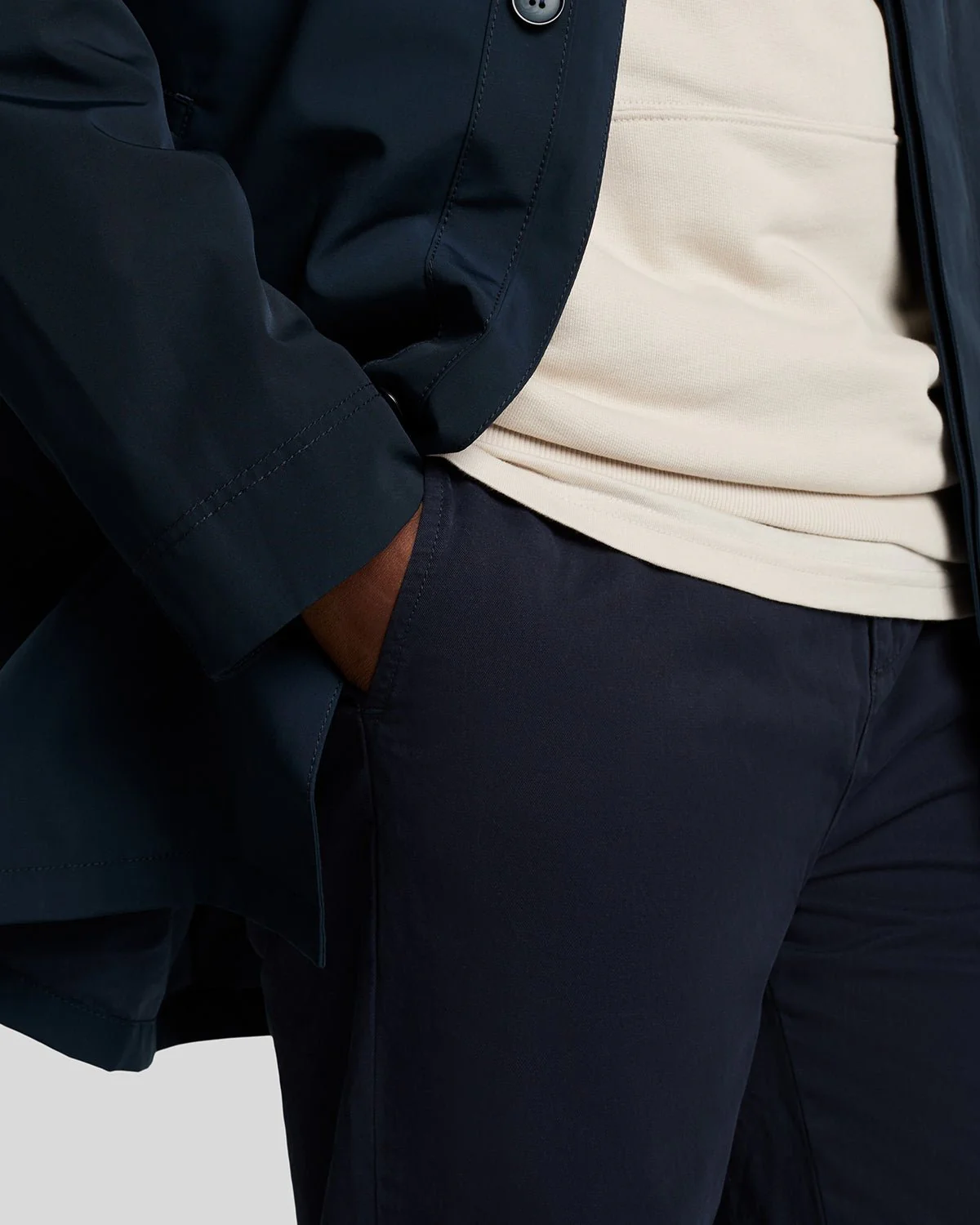 Drawstring Tapered Chino