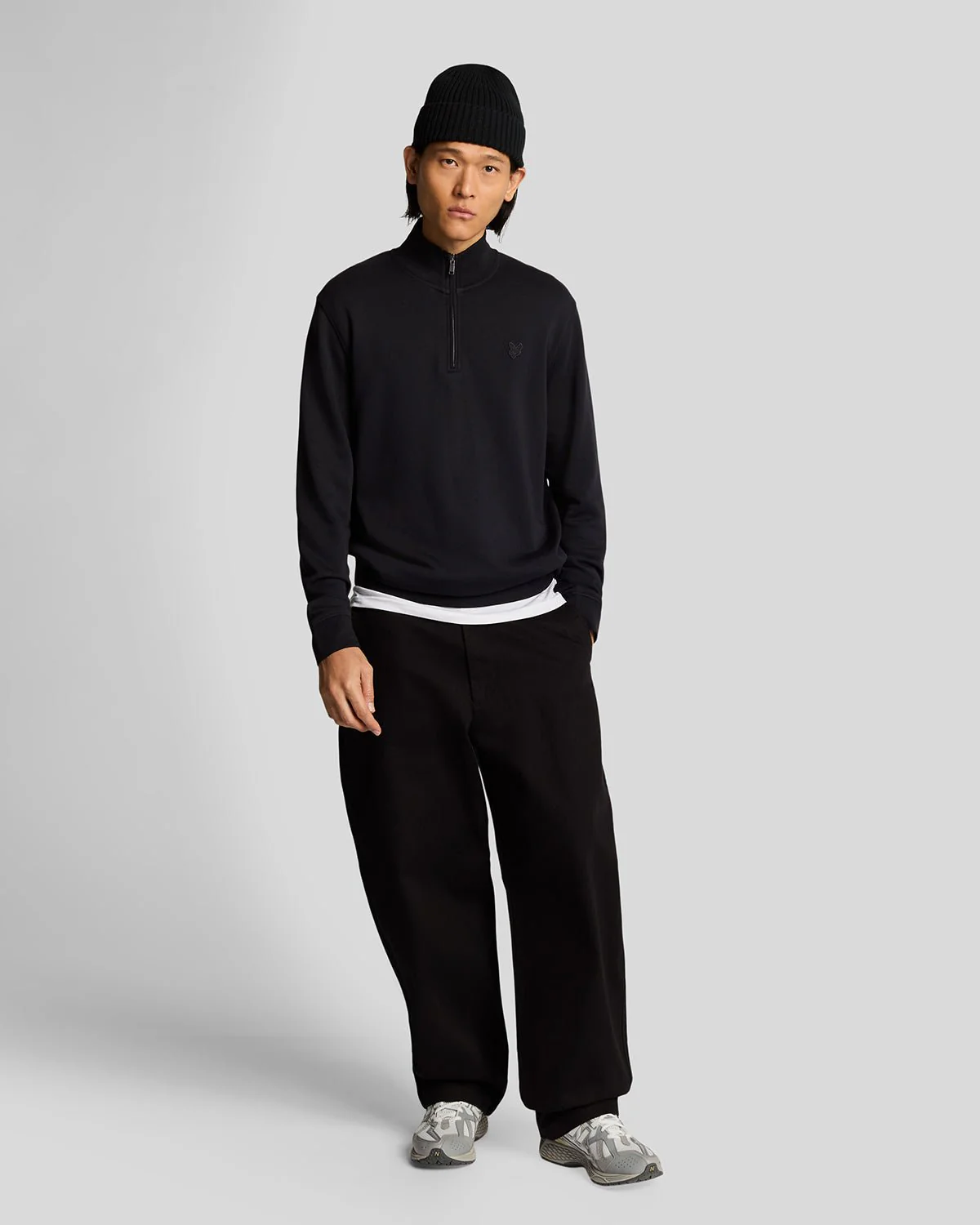 Superfine Cotton 1/4 Zip Sweatshirt