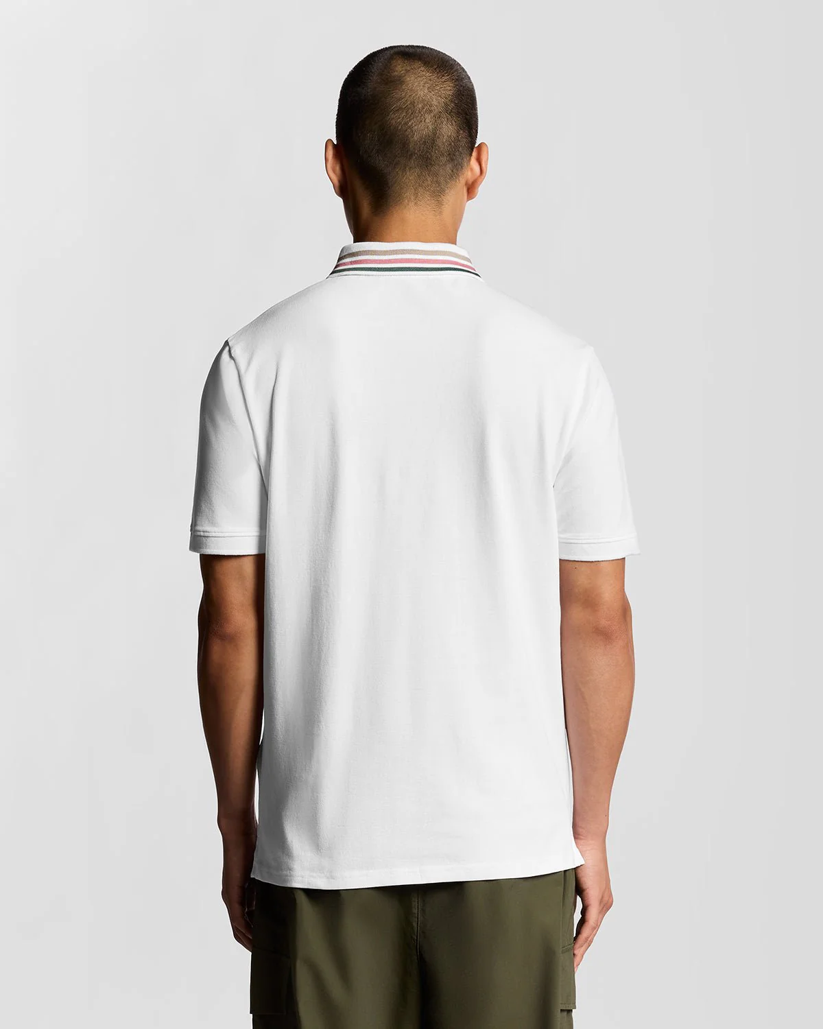 Striped Tipped Polo Shirt