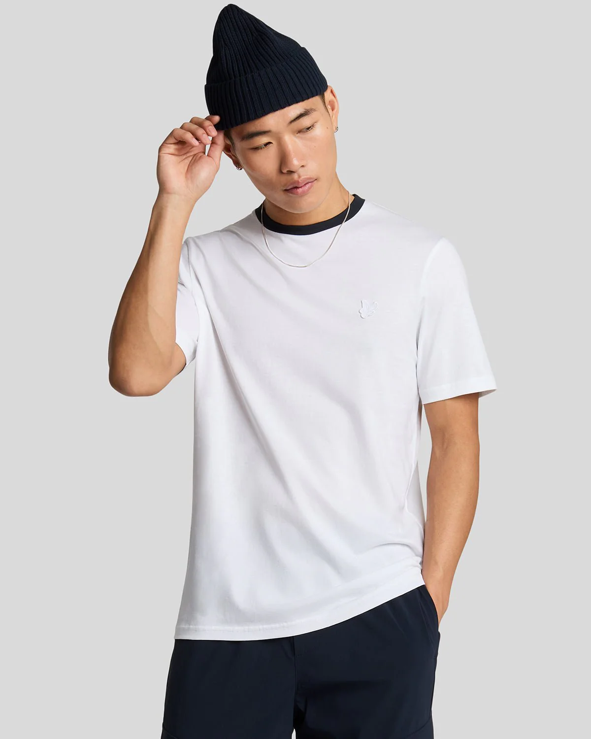 Superfine Cotton Contrast T-Shirt