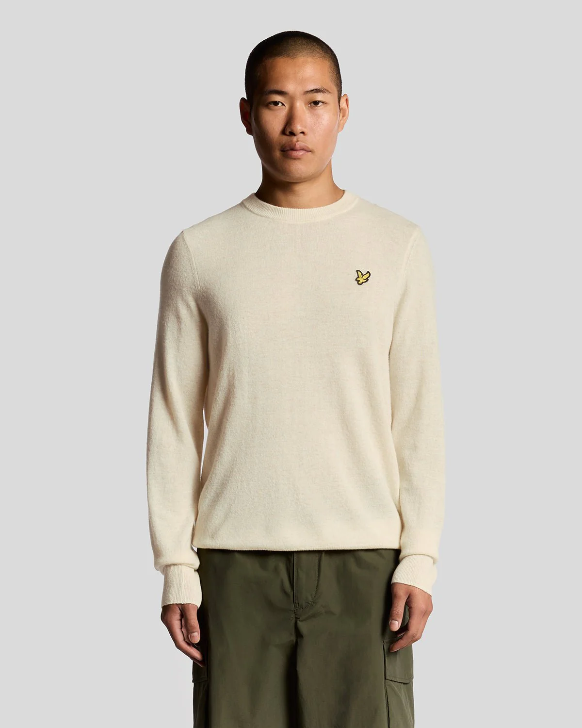 Lambswool Blend Crew Neck Jumper