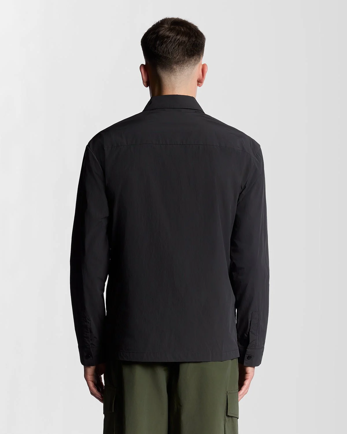Crinkle Nylon Pocket Overshirt