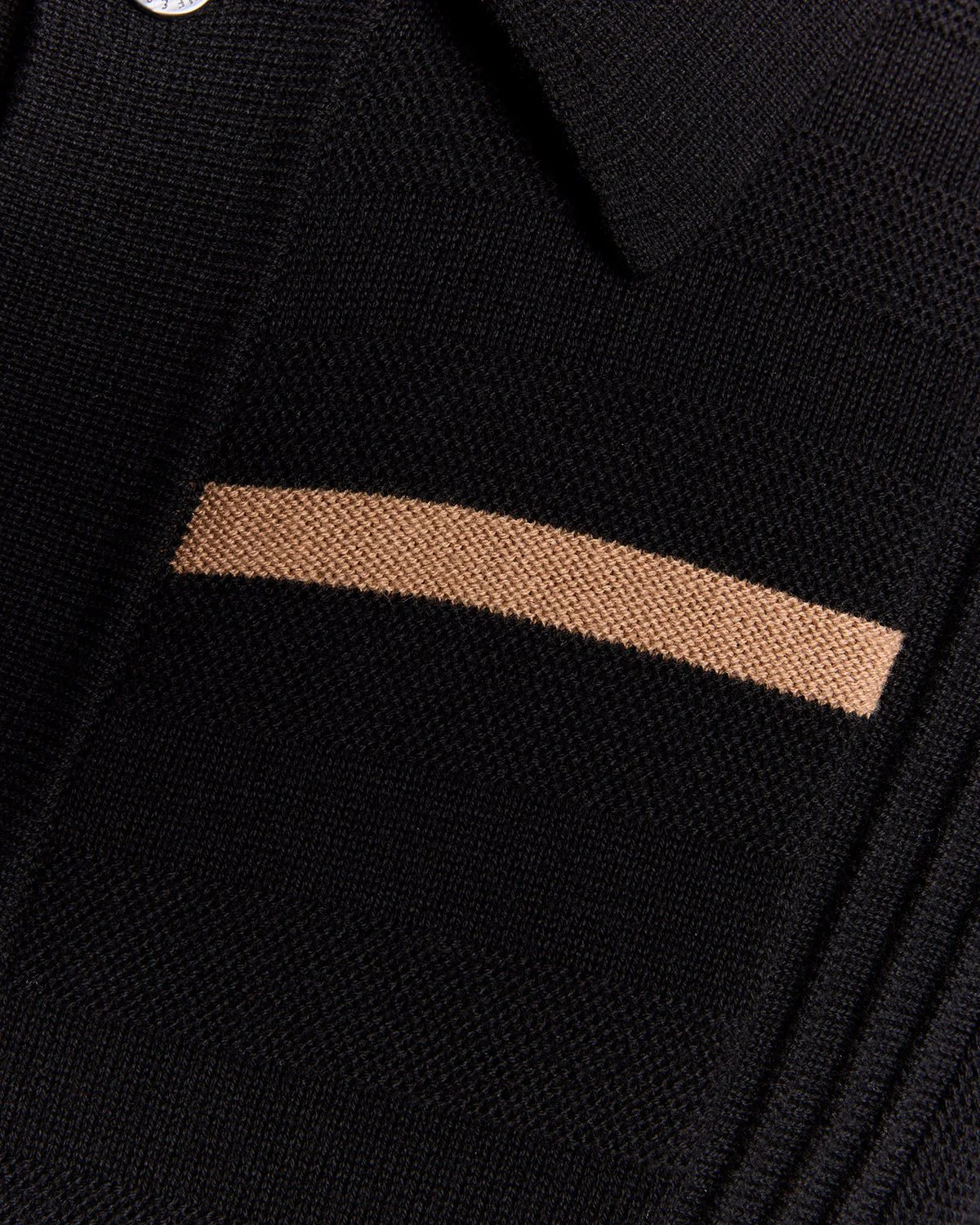 Striped Ottoman Collared Cardigan