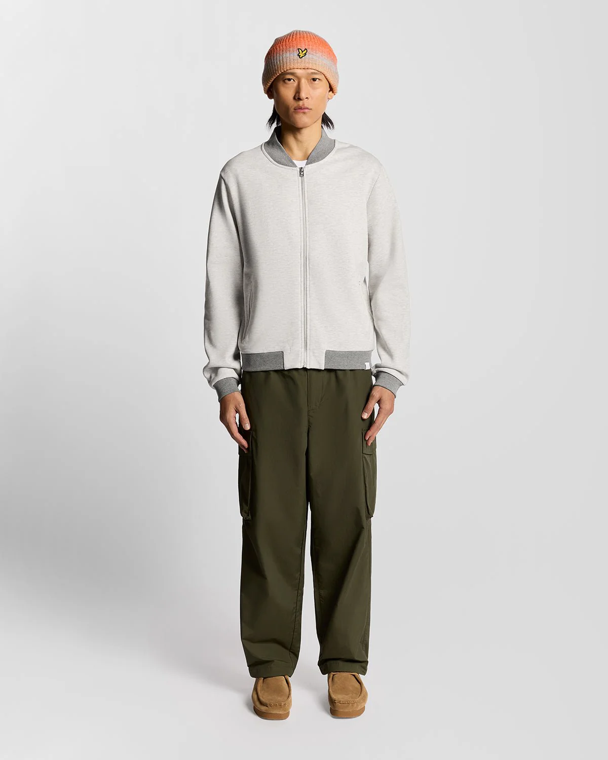 Half Raglan Sleeve Jersey Bomber