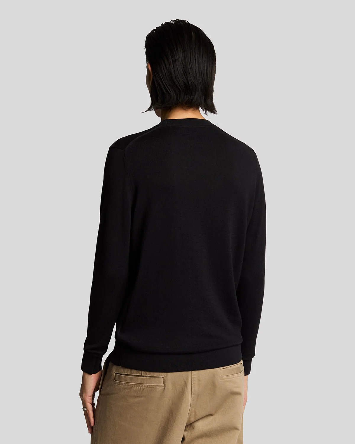Superfine Cotton Crew Neck Jumper